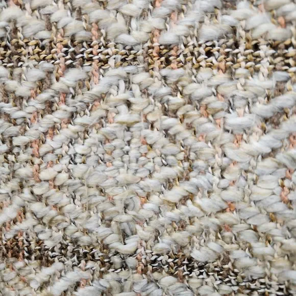 Chicos Womens Medium 1 Wool Alpaca Blend Knit Fringe Open Front Cardigan Sweater - Picture 5 of 11